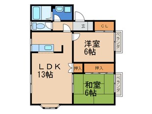 フォアローゼ鯉口の物件間取画像